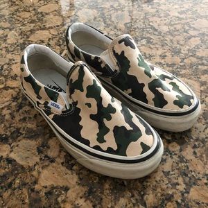 Madewell Camo Vans Sneakers